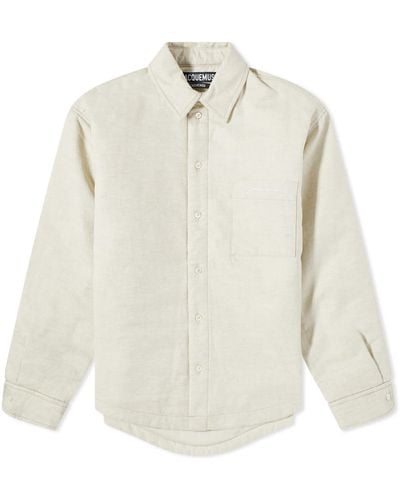 Jacquemus Baker Quilted Overshirt - White