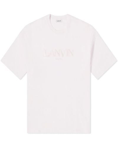 Lanvin Paris Oversized T-Shirt - White