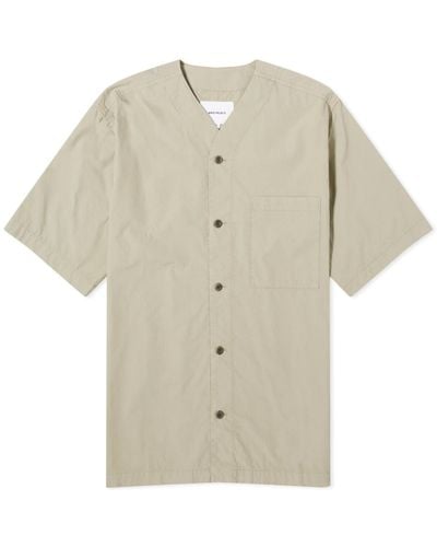 Norse Projects Erwin Typewriter Short Sleeve Shirt - Natural