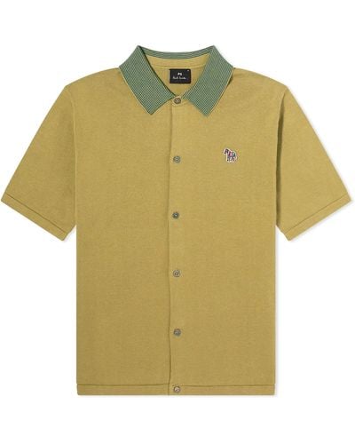Paul Smith Short Sleeve Knit Shirt - Green