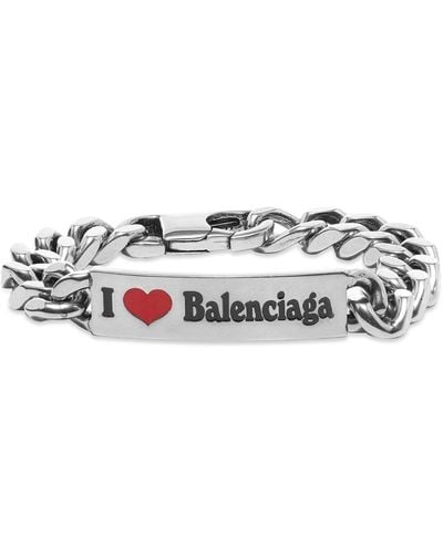 Balenciaga I Love Bracelet - Metallic