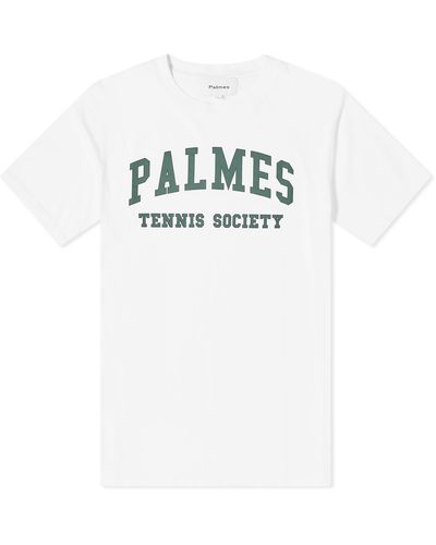 Palmes Ivan Collegiate T-Shirt - White