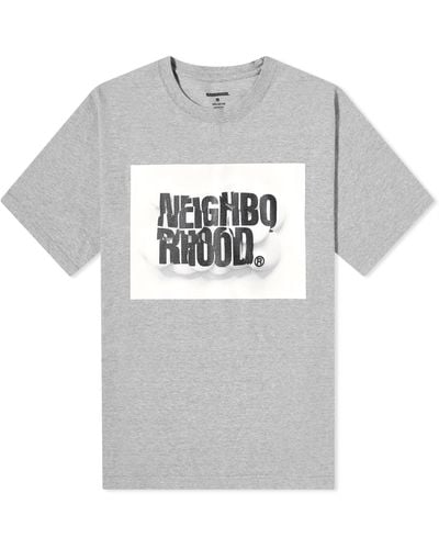 Neighborhood 28 Printed T-Shirt - Gray