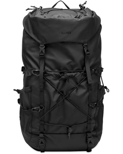 Elliker Maller Large Flapover Backpack - Black