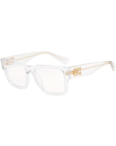 Miu Miu 2xv Optical Glasses - White