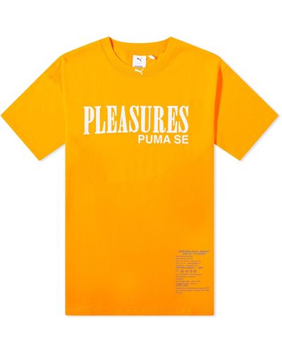 PUMA X Pleasures Typo T-Shirt - Orange