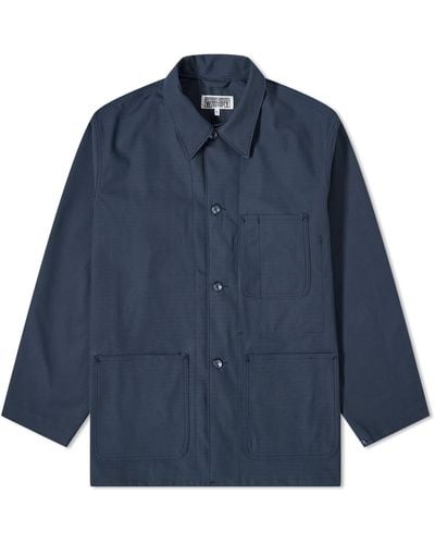 Engineered Garments Heavyweight Mc Shirt Jacket Cotton Ripstop - Blue