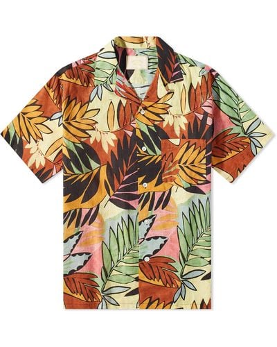 Portuguese Flannel Post Flower Vacation Shirt - Multicolor