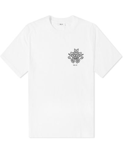 NN07 Adam Print T-Shirt - White