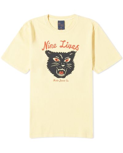 Nudie Jeans Joni Nine Lives T-Shirt - Natural