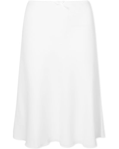 Danielle Guizio Paloma Skirt - White