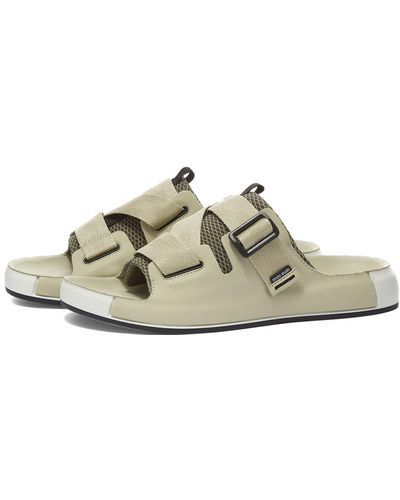 Stone Island Shadow Project Slide Sandal - Natural