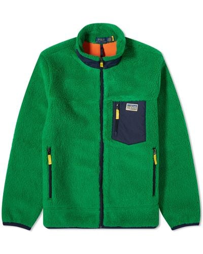 Polo Ralph Lauren Hi-Pile Fleece Jacket - Green