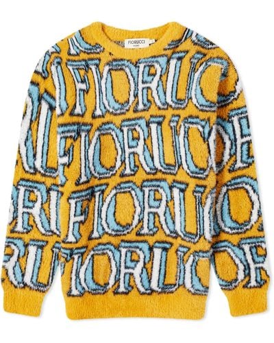 Fiorucci Monogram Sweater - Blue