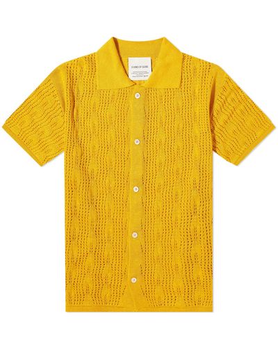 A Kind Of Guise Kadri Knit Polo Shirt - Yellow