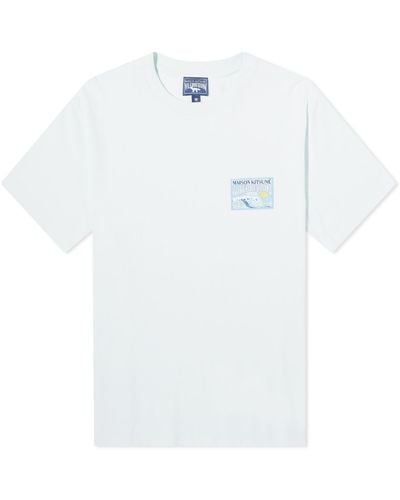 Maison Kitsuné X Vilebrequin Comfort T-Shirt - White