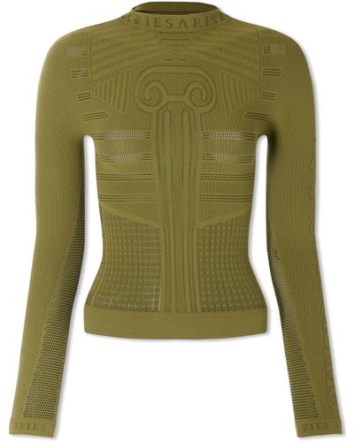 Aries Base Layer Top - Green