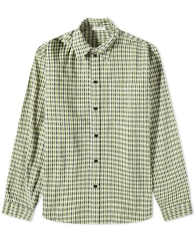 WOOD WOOD Aster Flannel Shirt - Green