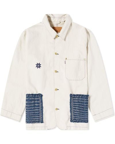 Levi's Vintage Clothing X Adish Hemp Chore Jacket - White