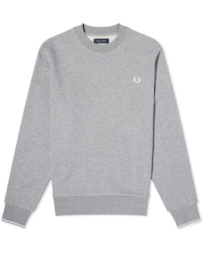 Fred Perry Crew Sweat - Grey
