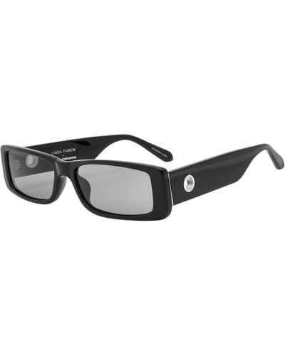 Rabanne Retro Rectangle Framed Sunglasses - Black