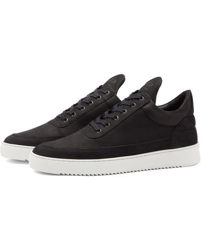 Filling Pieces Low Top Sneakers - Black