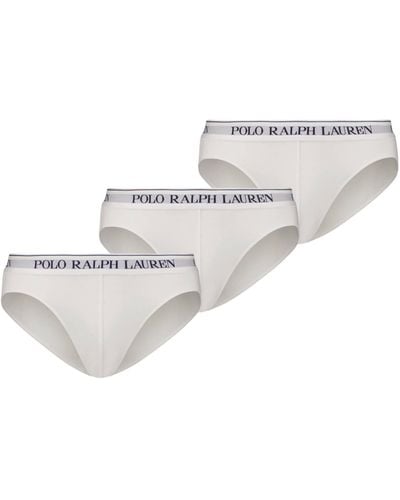Polo Ralph Lauren Slips STRETCH COTTON THREE LOW RISE BRIEFS - Weiß