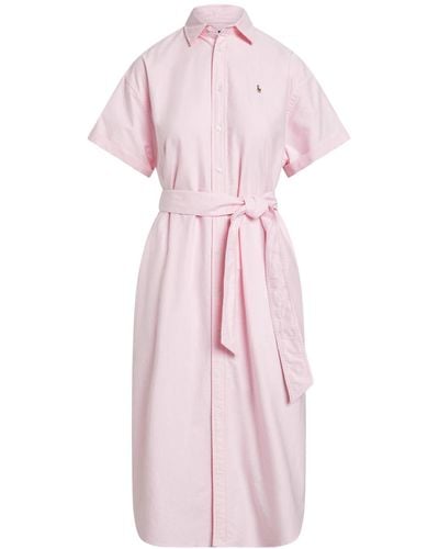 Polo Ralph Lauren Hemdblusenkleid Kurzarm - Pink