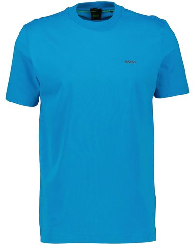 BOSS T-Shirt Regular Fit - Blau