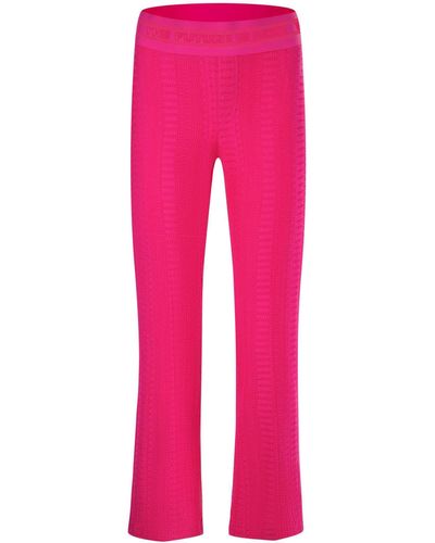 Cambio Schlupfhose Flared Fit - Pink