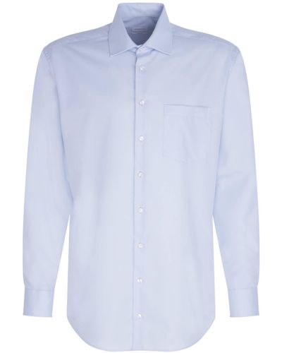 Seidensticker Business-Hemd Comfort Fit Langarm - Blau