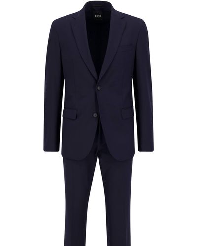 BOSS Anzug P-HUGE Slim Fit - Blau