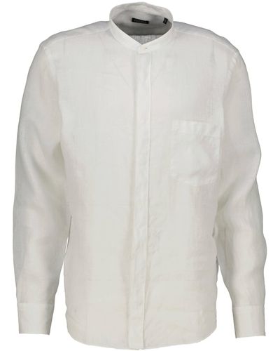 Zegna Hemd aus Leinen - Weiß