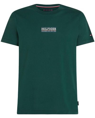 Tommy Hilfiger T-Shirt SMALL HILFIGER TEE - Grün