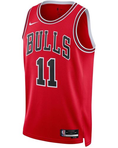 Nike Lauri Markkanen Bulls Icon Edition 2020 NBA Swingman Trikot - Rot