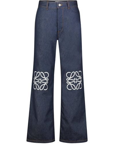 Loewe Jeans ANAGRAM BAGGY Relaxed Fit - Blau