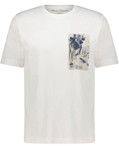 Marc O' Polo T-Shirt Regular Fit - Weiß