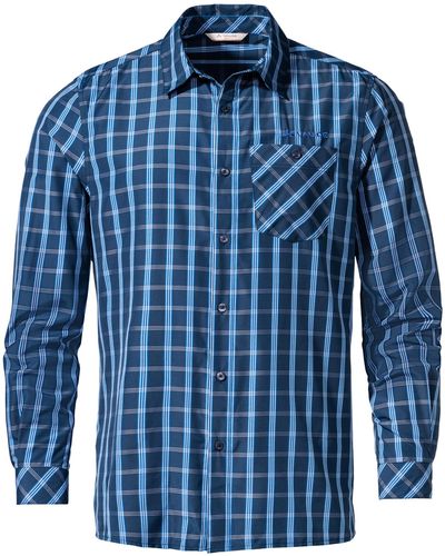 Vaude Hemd-Bluse Men's Albsteig LS Shirt III - Blau