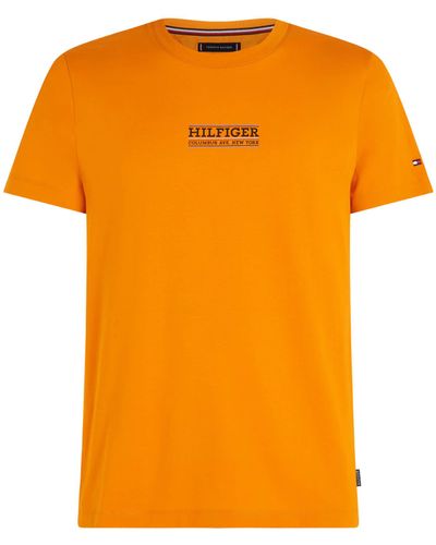 Tommy Hilfiger T-Shirt SMALL HILFIGER TEE - Orange