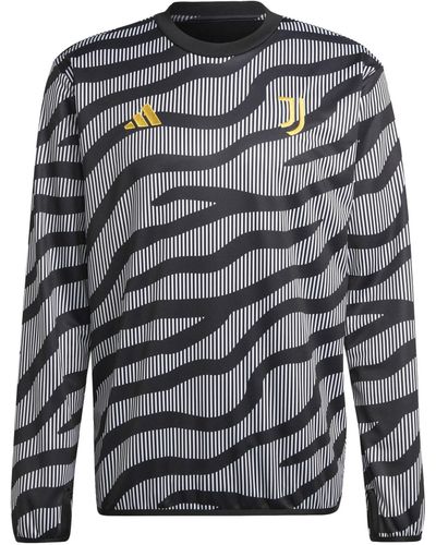 adidas Originals Replicas - Sweatshirts - International Juventus Turin Prematch Warmtop 2023/2024 - Grau