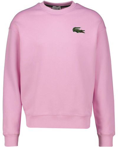 Lacoste Sweatshirt JOGGER Loose Fit - Pink