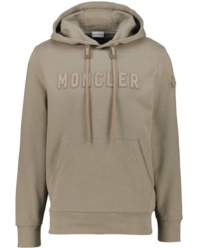 Moncler Hoodie Relaxed Fit - Grau