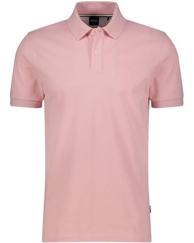 BOSS Poloshirt PALLAS Kurzarm - Pink