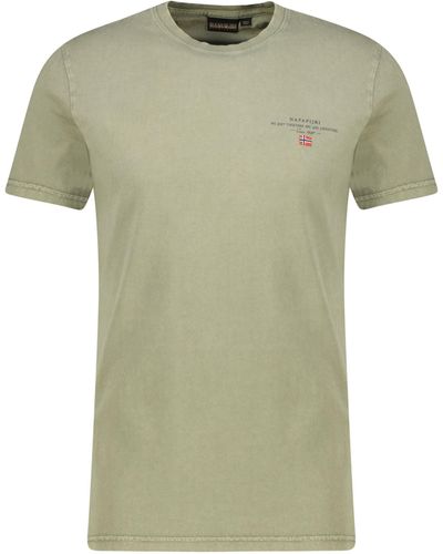 Napapijri T-Shirt SELBAS - Grün