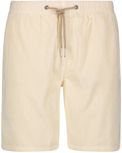 Pepe Jeans Shorts aus Baumwollcord - Natur
