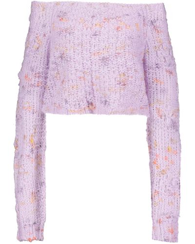Free People Strickpullover SUNSET CLOUD - Lila