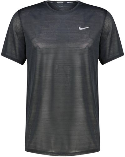 Nike Laufshirt DRI-FIT MILER - Grau