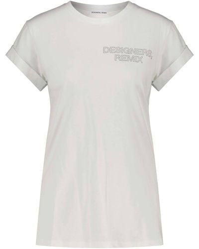 Designers Remix T-Shirt STANLEY OUTLINE TEE - Mehrfarbig