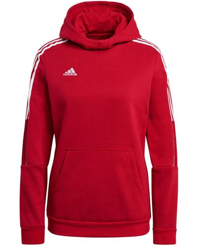 adidas Originals Sweatshirt mit Kapuze - Rot