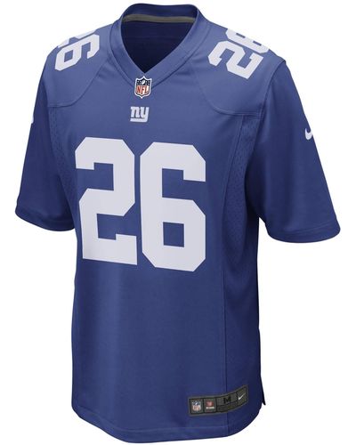 Nike NFL New York Giants (Saquon Barkley) American-Football-Spieltrikot - Blau